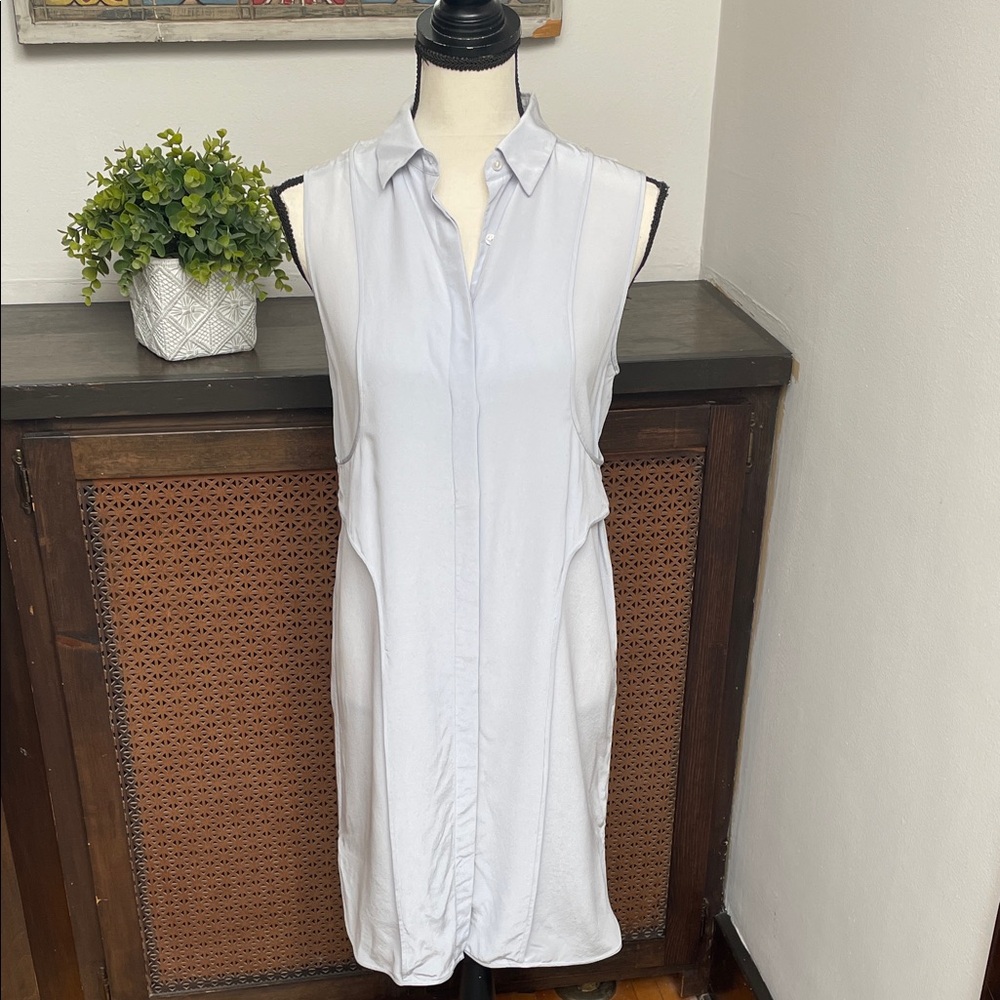 Alexander Wang Silk button down shirt dress